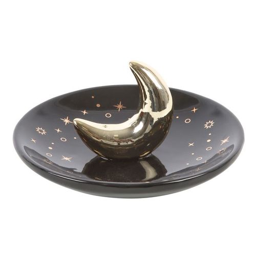Gold Crescent Moon Incense Stick Holder at Witch, Please!.
