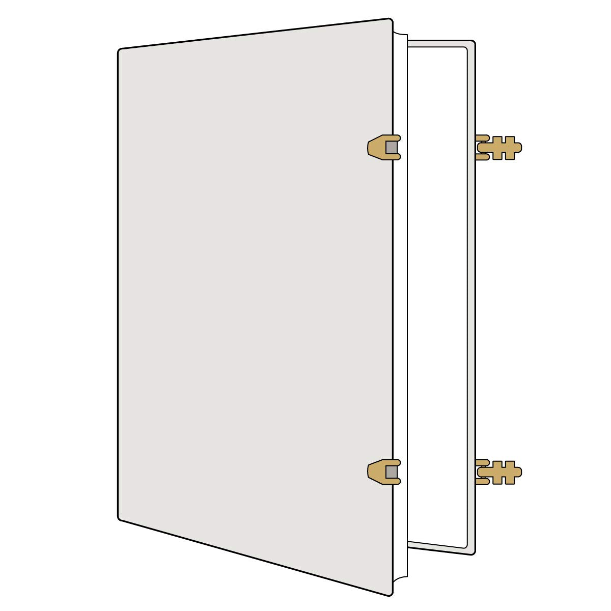 Gold Inlay Ultra Lined Hardcover Journal