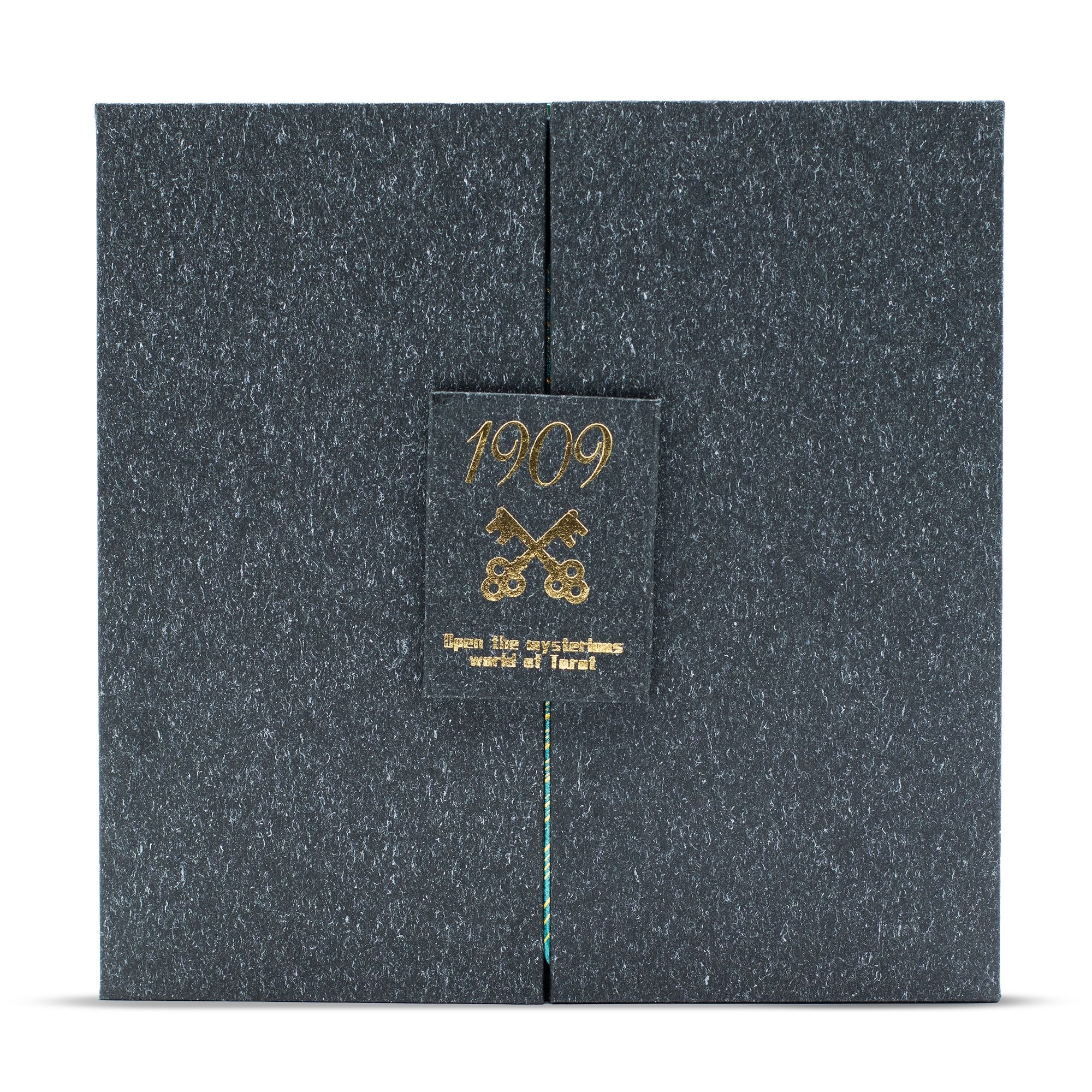 Gold & Turquoise Foil Tarot Card - Luxury Gift Set Cards Reading Cloths