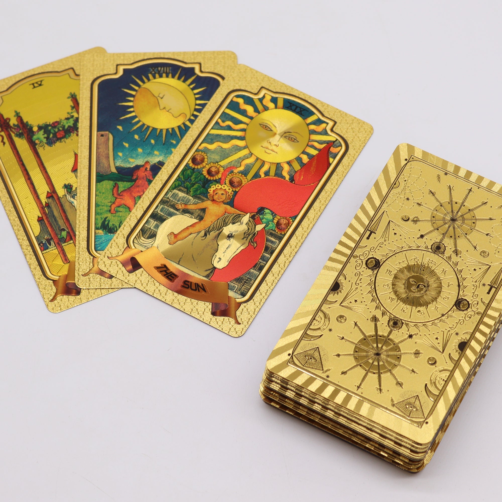Golden Tarot Cards From Witch, Please!