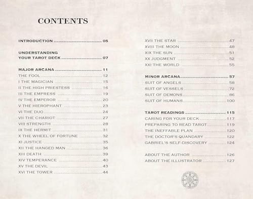 Good Omens Tarot Deck and Guidebook Hardback Cards