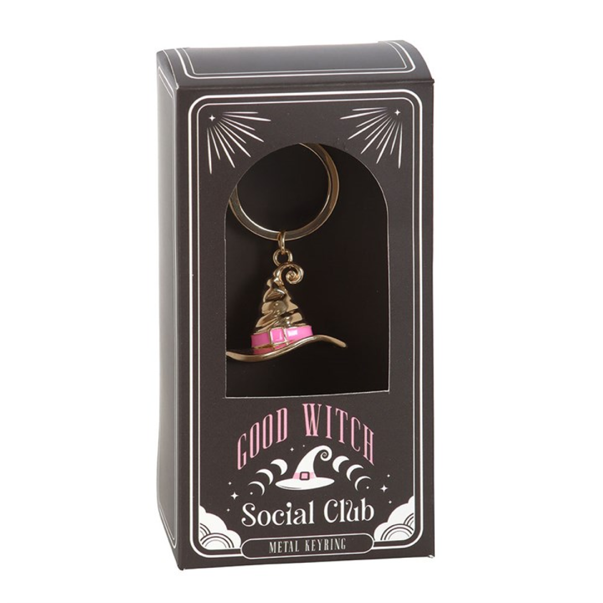 Good Witch Alloy Hat Keyring