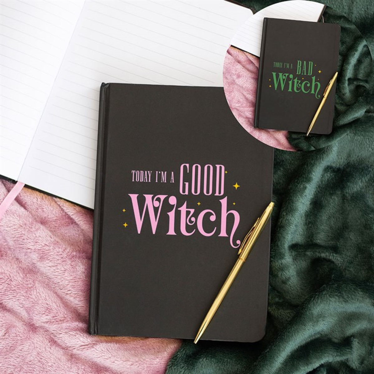 Good Witch Bad A5 Reversible Notebook