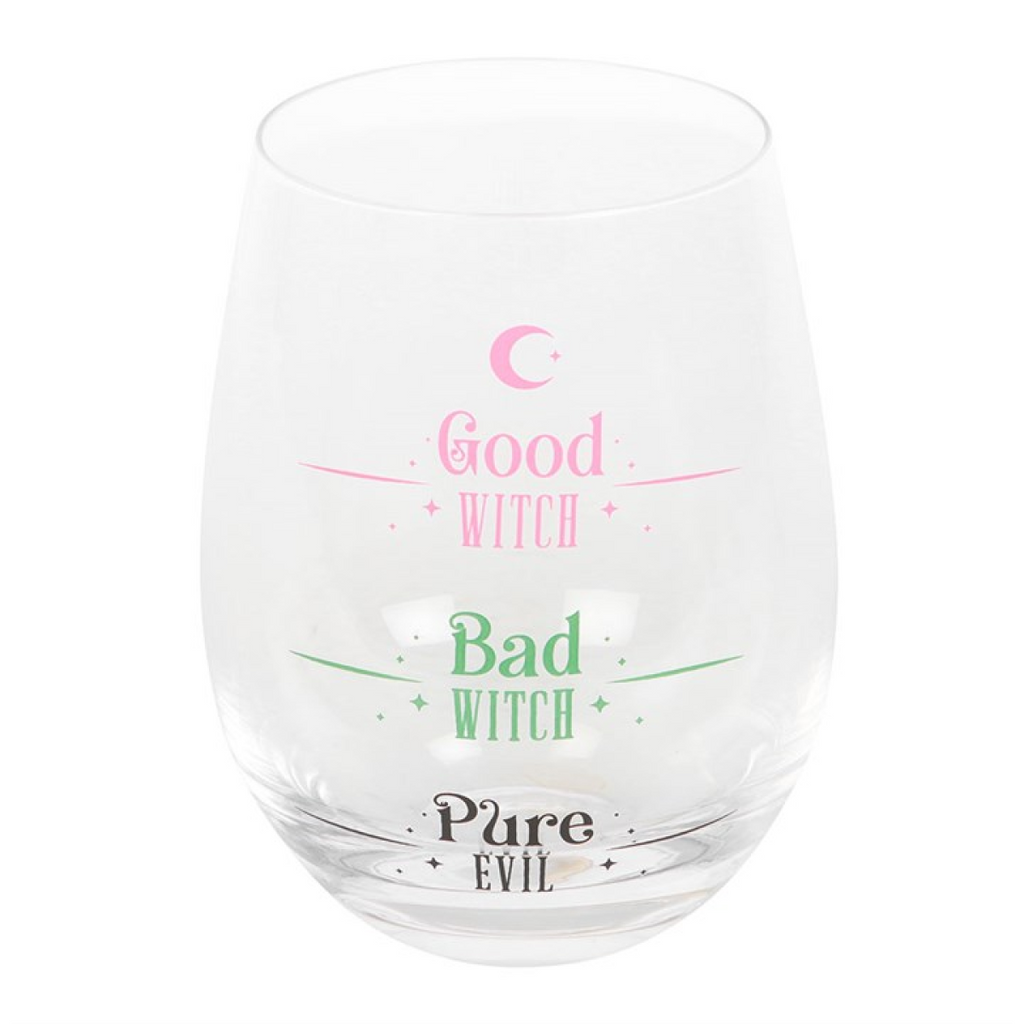 Good Witch Bad Stemless Glass