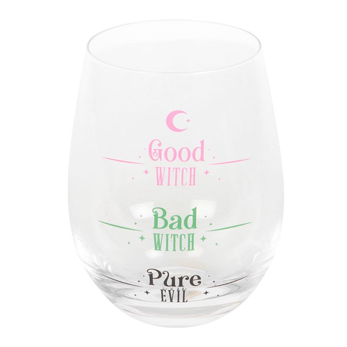 Good Witch Bad Stemless Glass