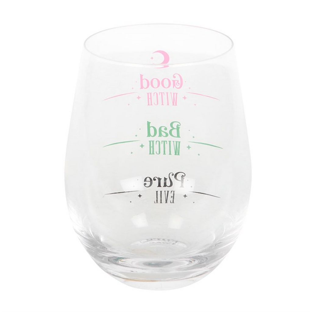 Good Witch Bad Stemless Glass