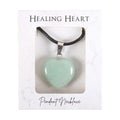 Green Adventurine Healing Crystal Heart Necklace From Witch, Please!