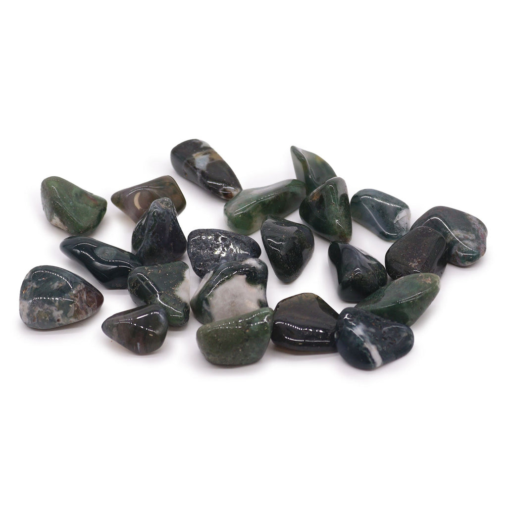 L Tumble Stones - Green Moss From Witch, Please!