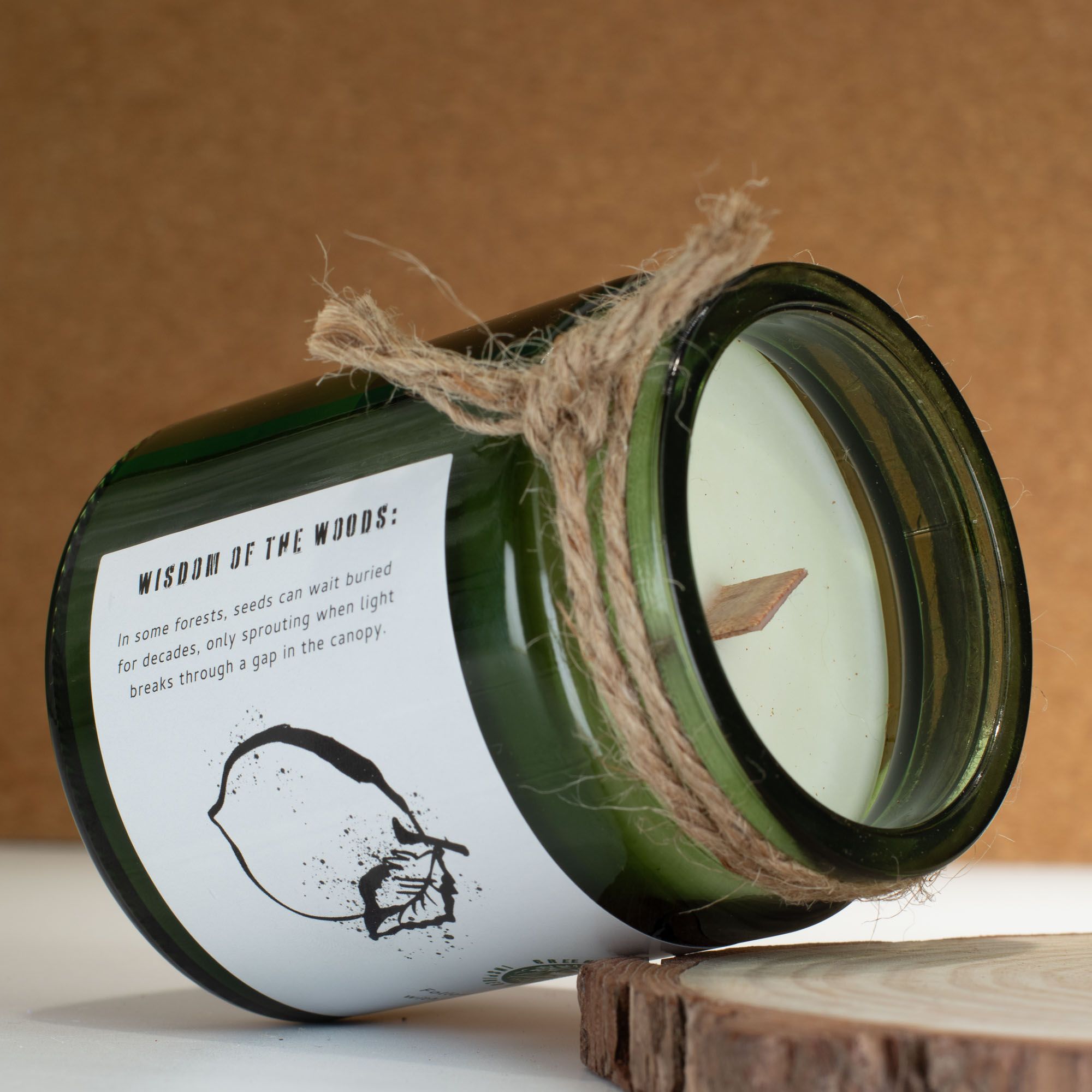 Greenman Woodwick Soy Candle - Cedar Citrus Rituals Candles