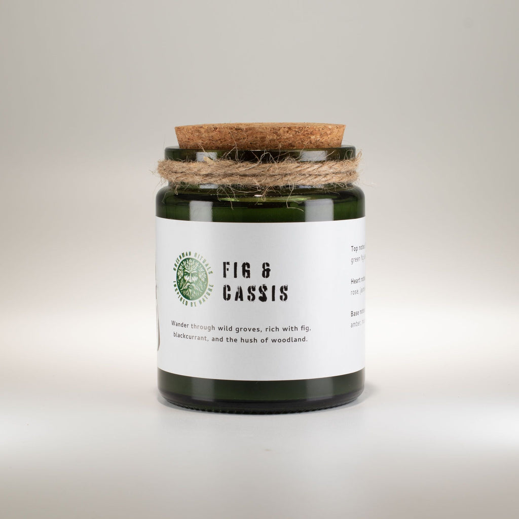 Greenman Woodwick Soy Candle - Fig & Cassis Rituals Candles