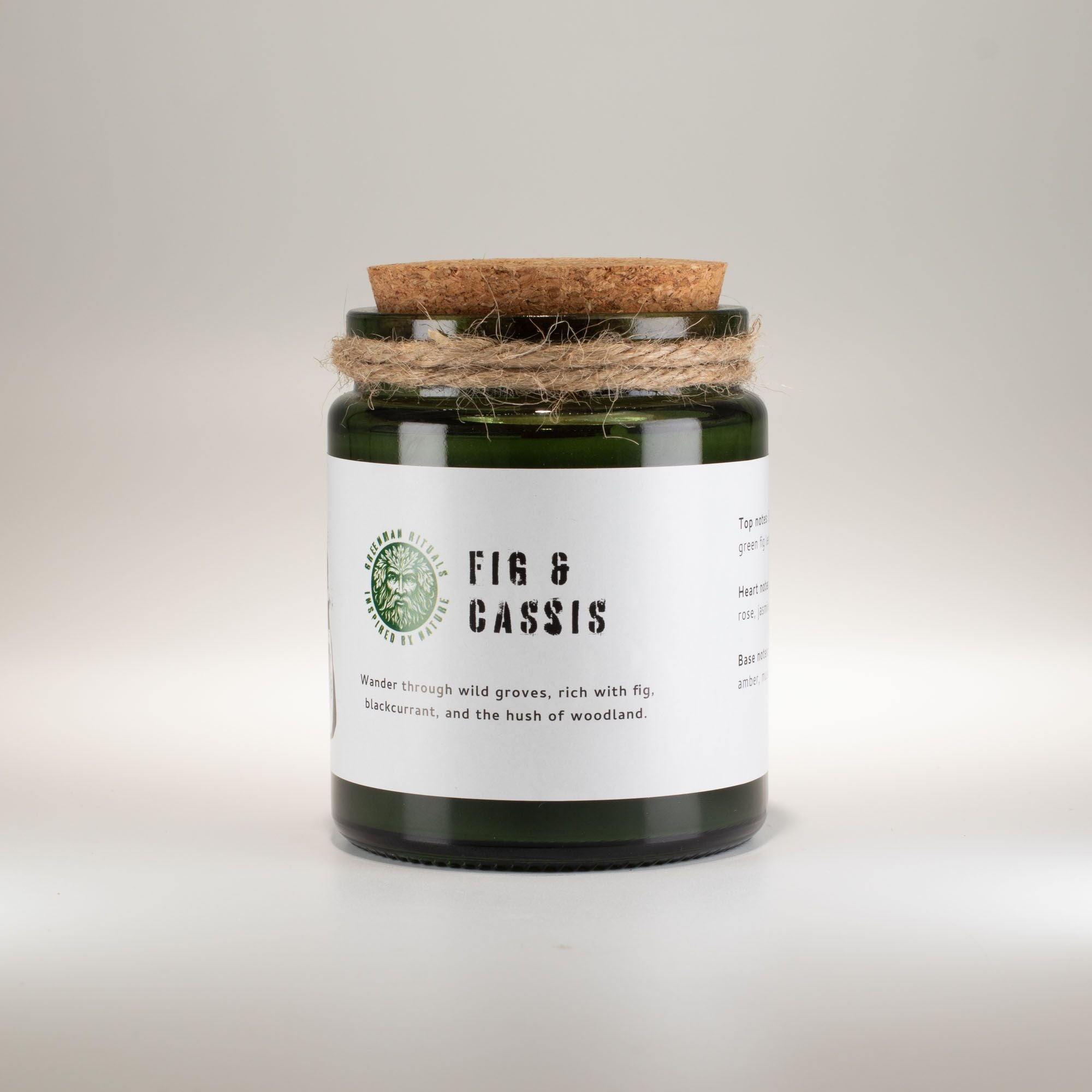 Greenman Woodwick Soy Candle - Fig & Cassis Rituals Candles