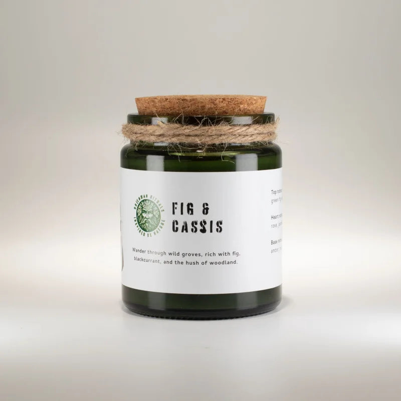 Greenman Woodwick Soy Candle - Fig & Cassis Rituals Candles