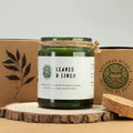 Greenman Woodwick Soy Candle - Leaves & Linen Rituals Candles