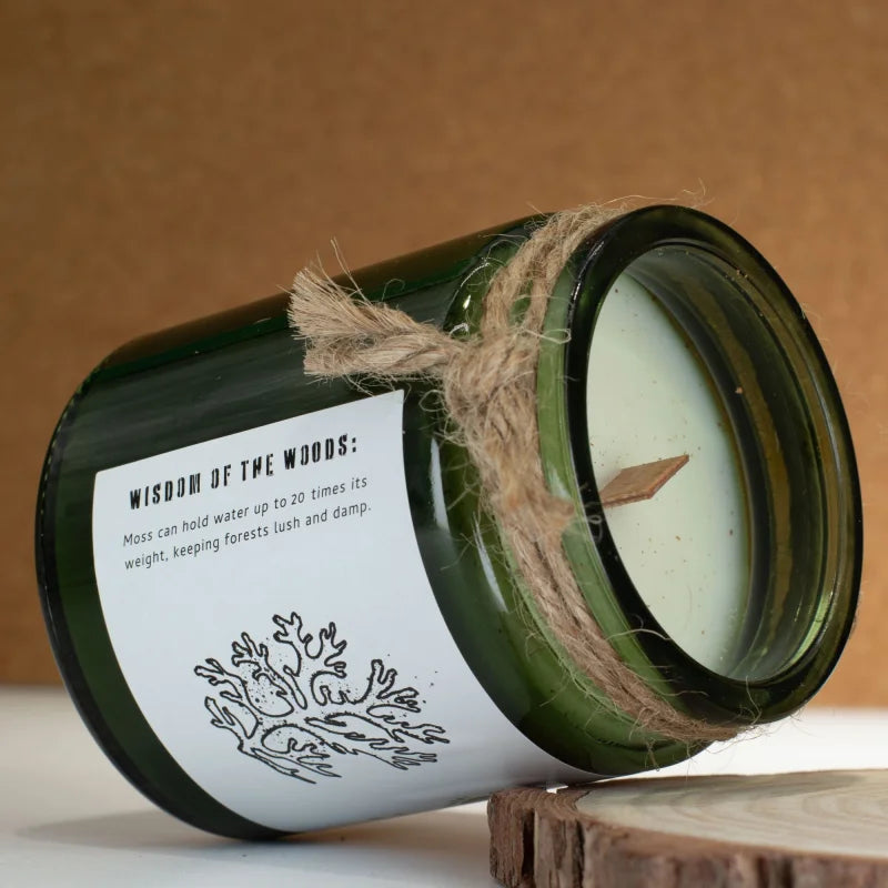 Greenman Woodwick Soy Candle - Moss & Mist Rituals Candles