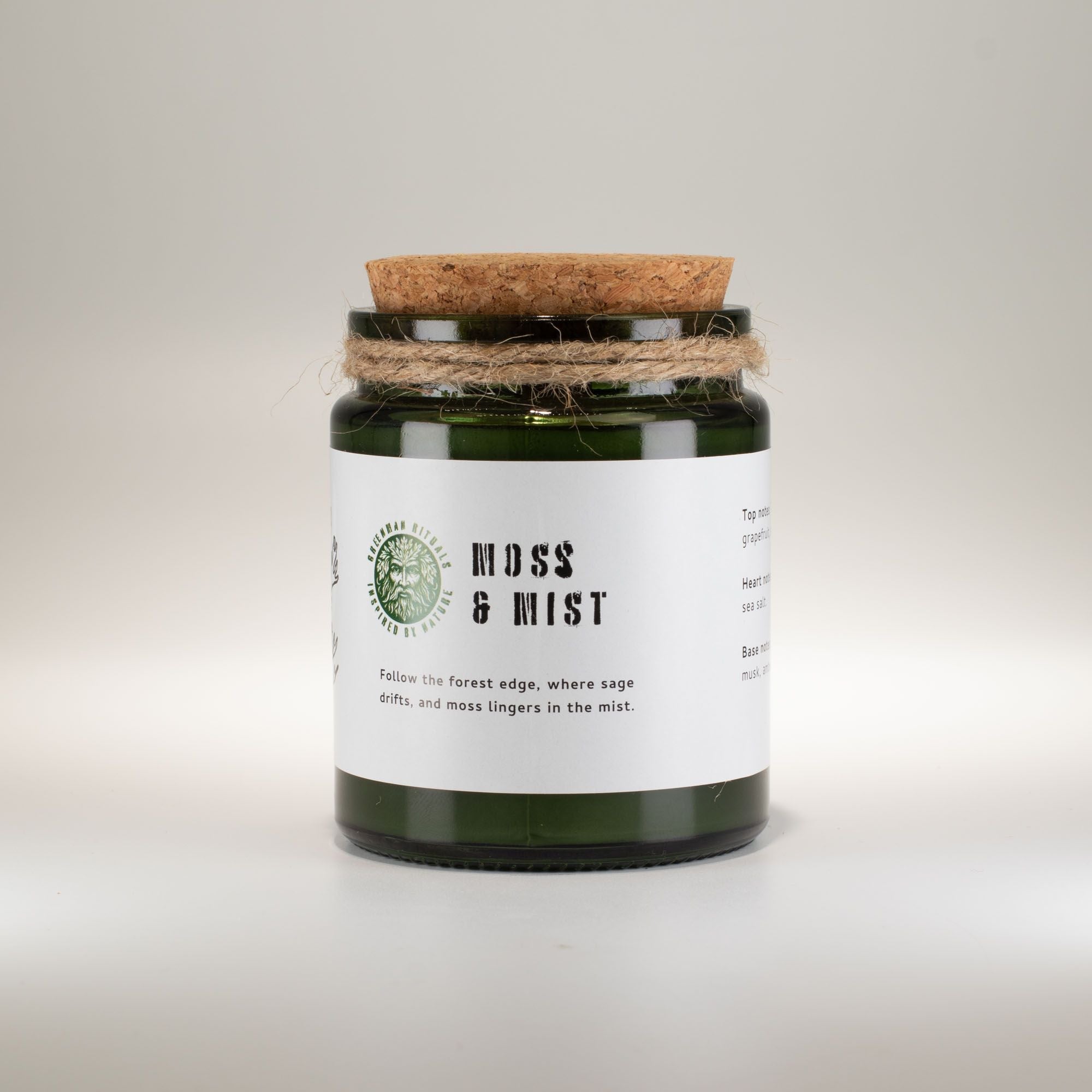 Greenman Woodwick Soy Candle - Moss & Mist Rituals Candles