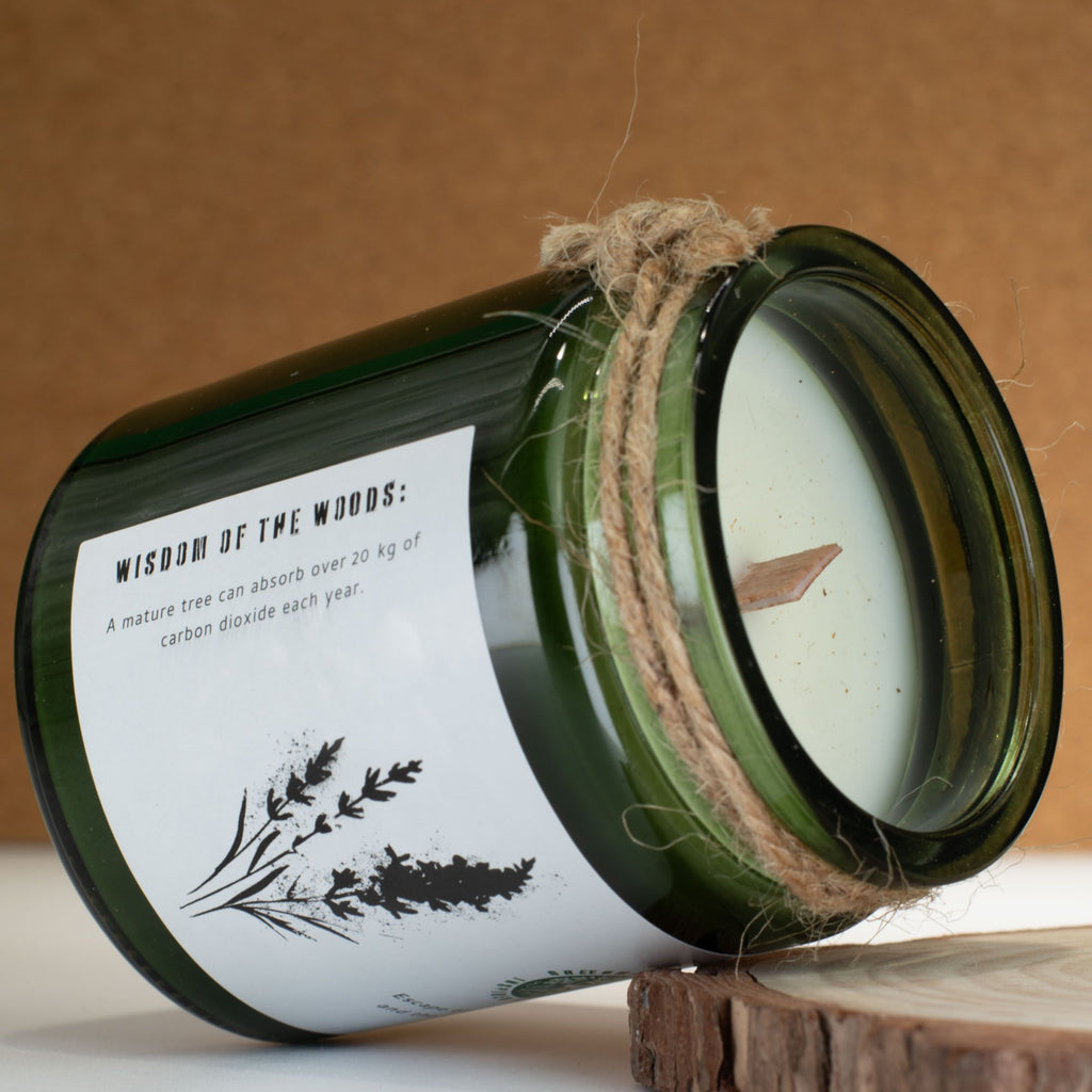 Greenman Woodwick Soy Candle - Wild Lavender Rituals Candles