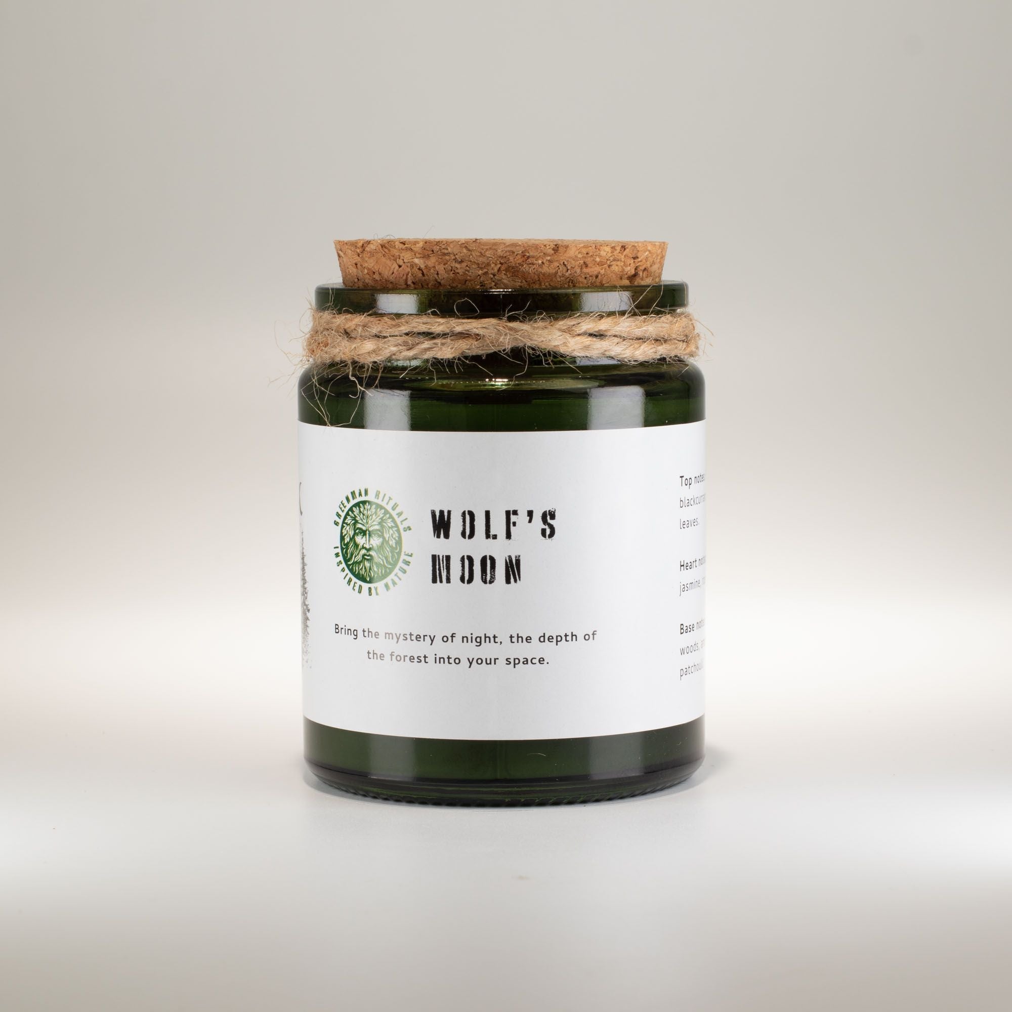 Greenman Woodwick Soy Candle - Wolf’s Moon Rituals Candles