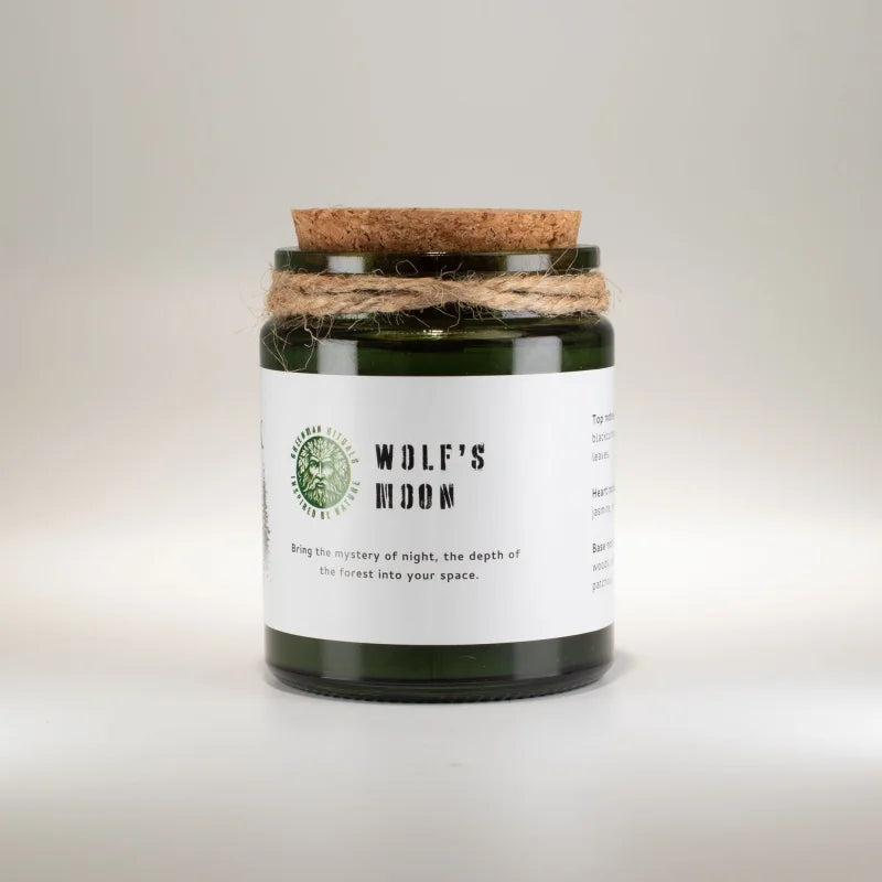 Greenman Woodwick Soy Candle - Wolf’s Moon Rituals Candles