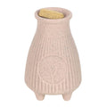 Greige Ribbed Palo Santo Brick Burner From Witch, Please!