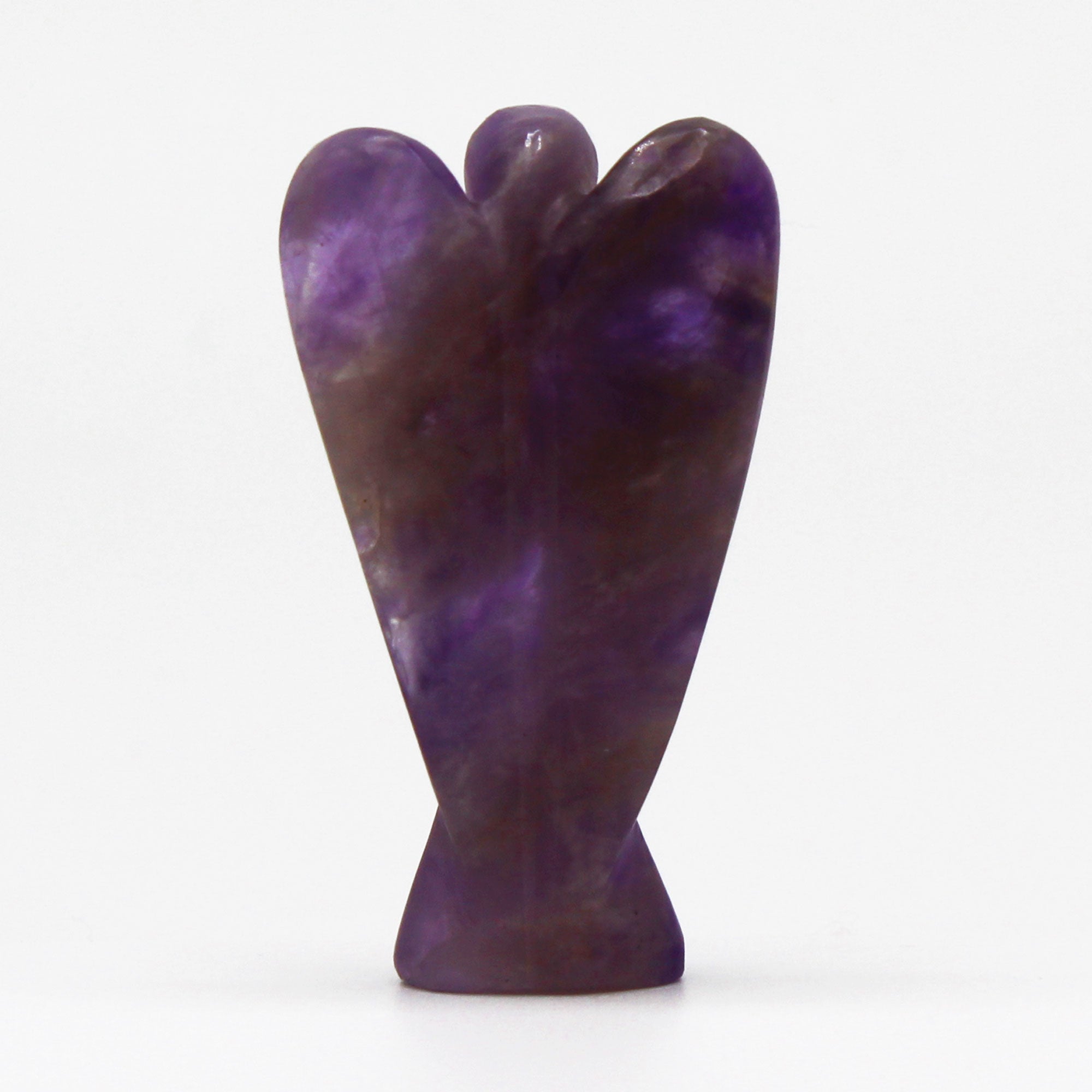 Hand Carved Gemstone Angel - Amethyst From Witch, Please!