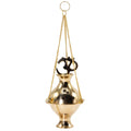 Hanging Brass Incense Burner - Om Traditional Burners