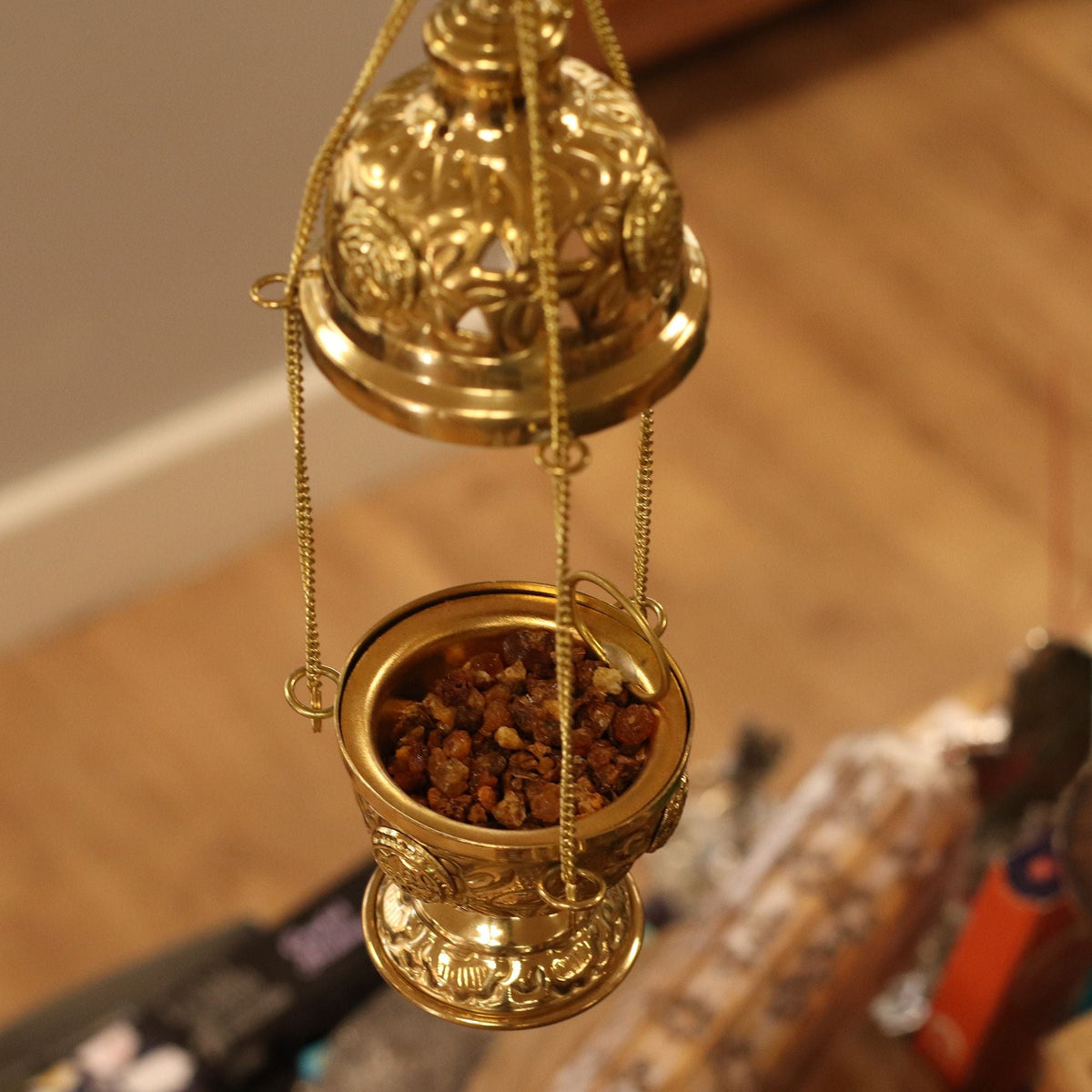 Hanging Brass Incense Burner Traditional Burners