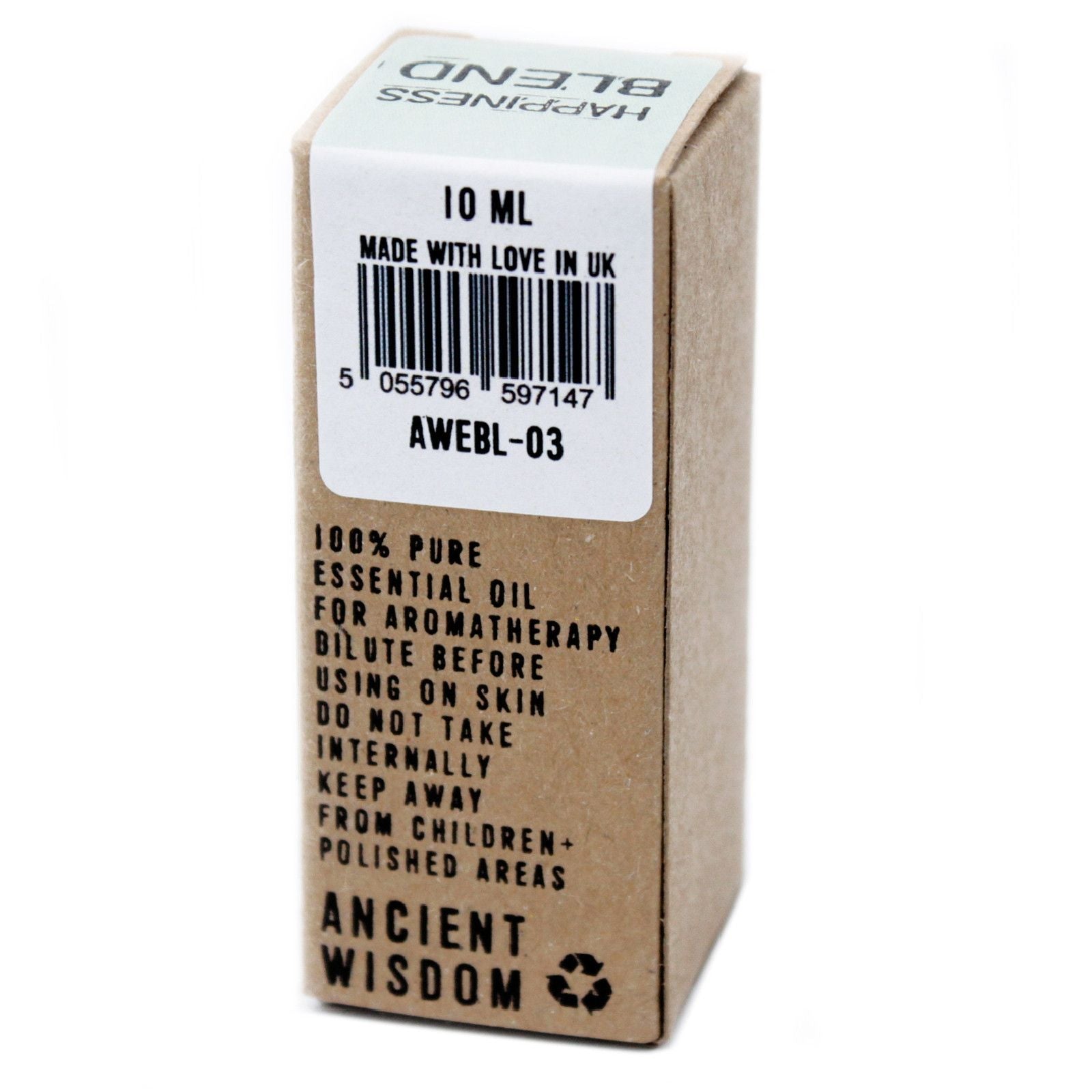 Happiness Essential Oil Blend - Boxed - 10ml Premium Blends