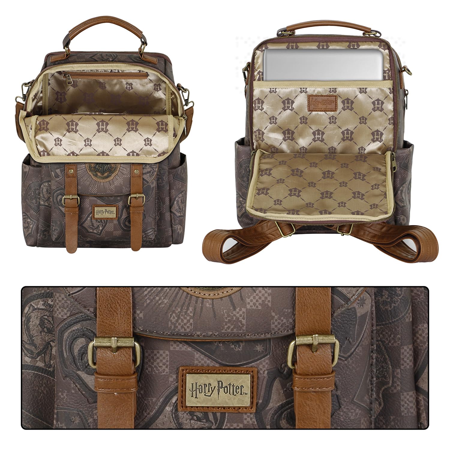 Harry Potter Brown Epic Backpack Harry Potter Pride