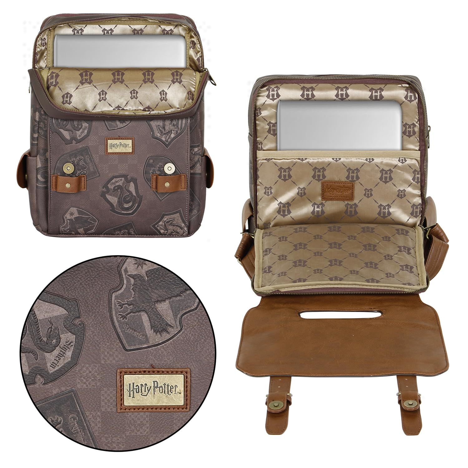Harry Potter Brown Tale Backpack Harry Potter Pride