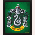 Harry Potter (Colourful Crest Slytherin) 3D Lenticular Poster (Framed)
