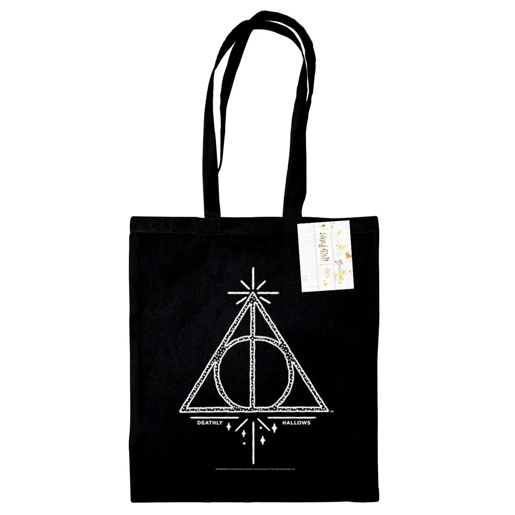 Harry Potter (Deathly Hallows) Black Tote Bag Bags Accessories