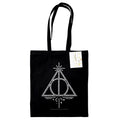 Harry Potter (Deathly Hallows) Black Tote Bag Bags Accessories