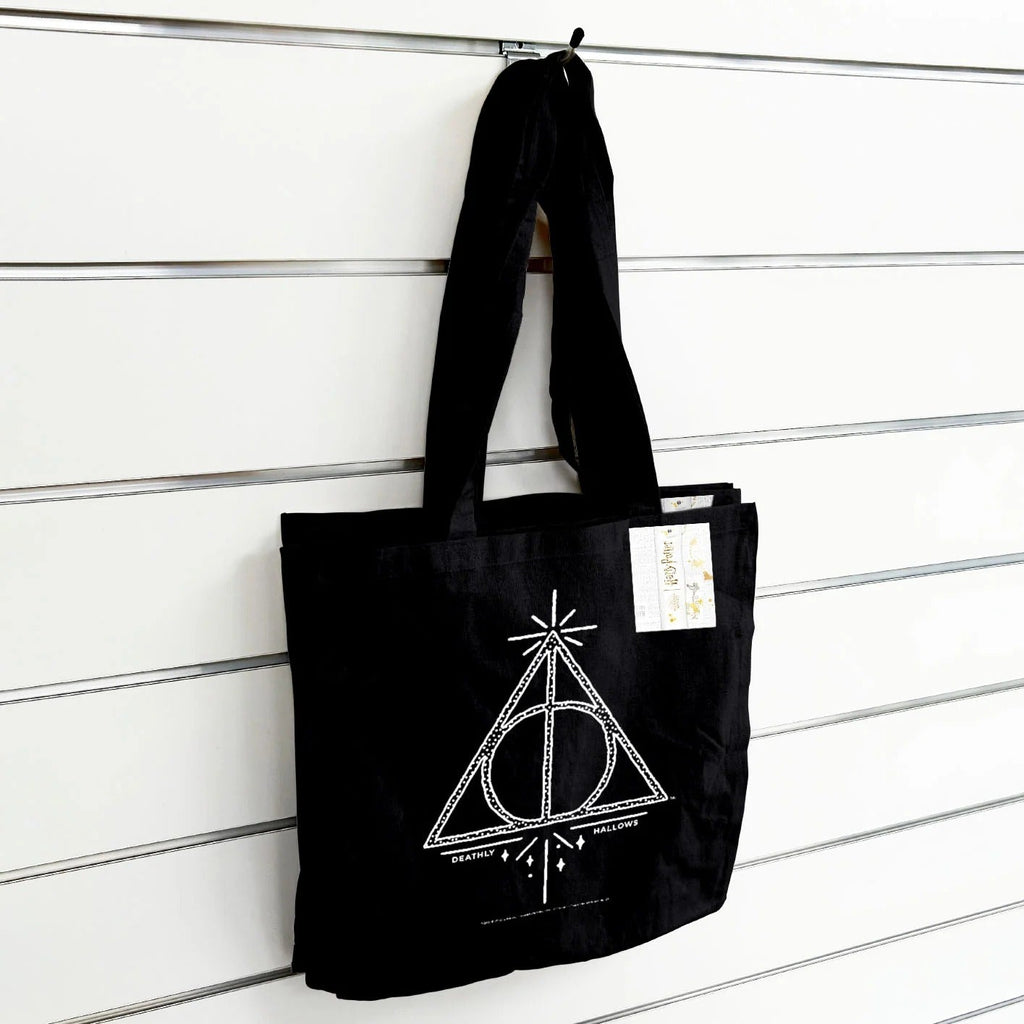 Harry Potter (Deathly Hallows) Black Tote Bag Bags Accessories