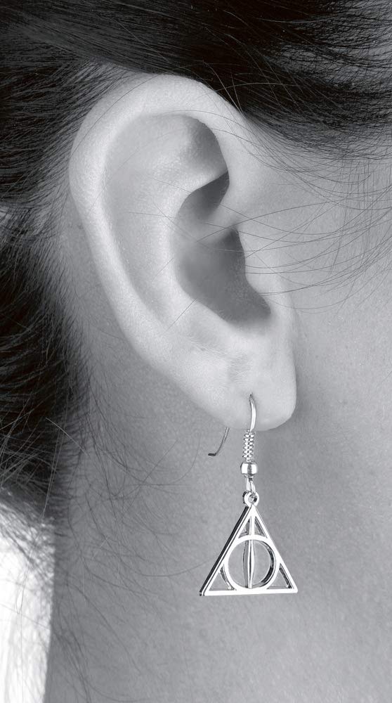 Harry Potter Deathly Hallows Drop Earrings