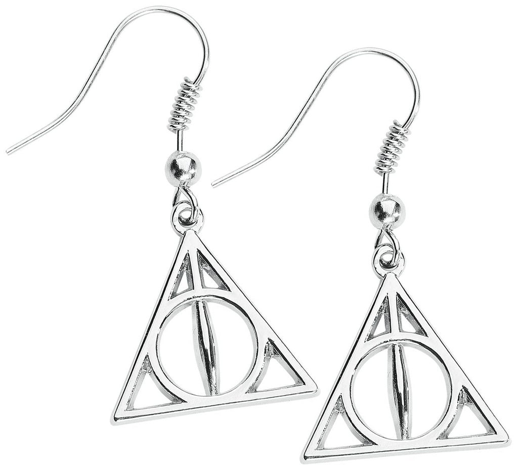 Harry Potter Deathly Hallows Drop Earrings