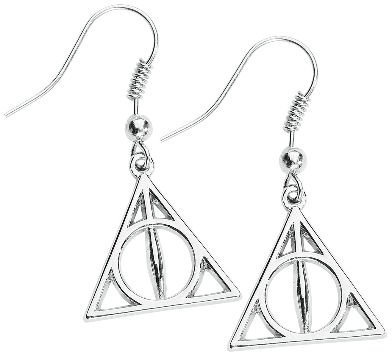 Harry Potter Deathly Hallows Drop Earrings