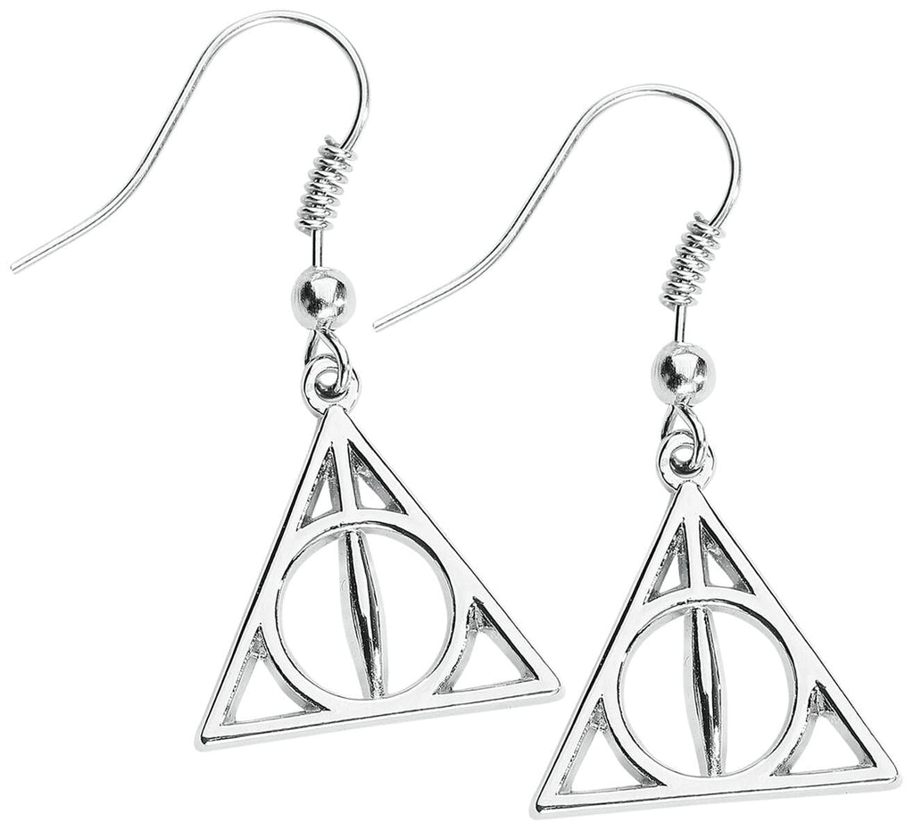 Harry Potter Deathly Hallows Drop Earrings