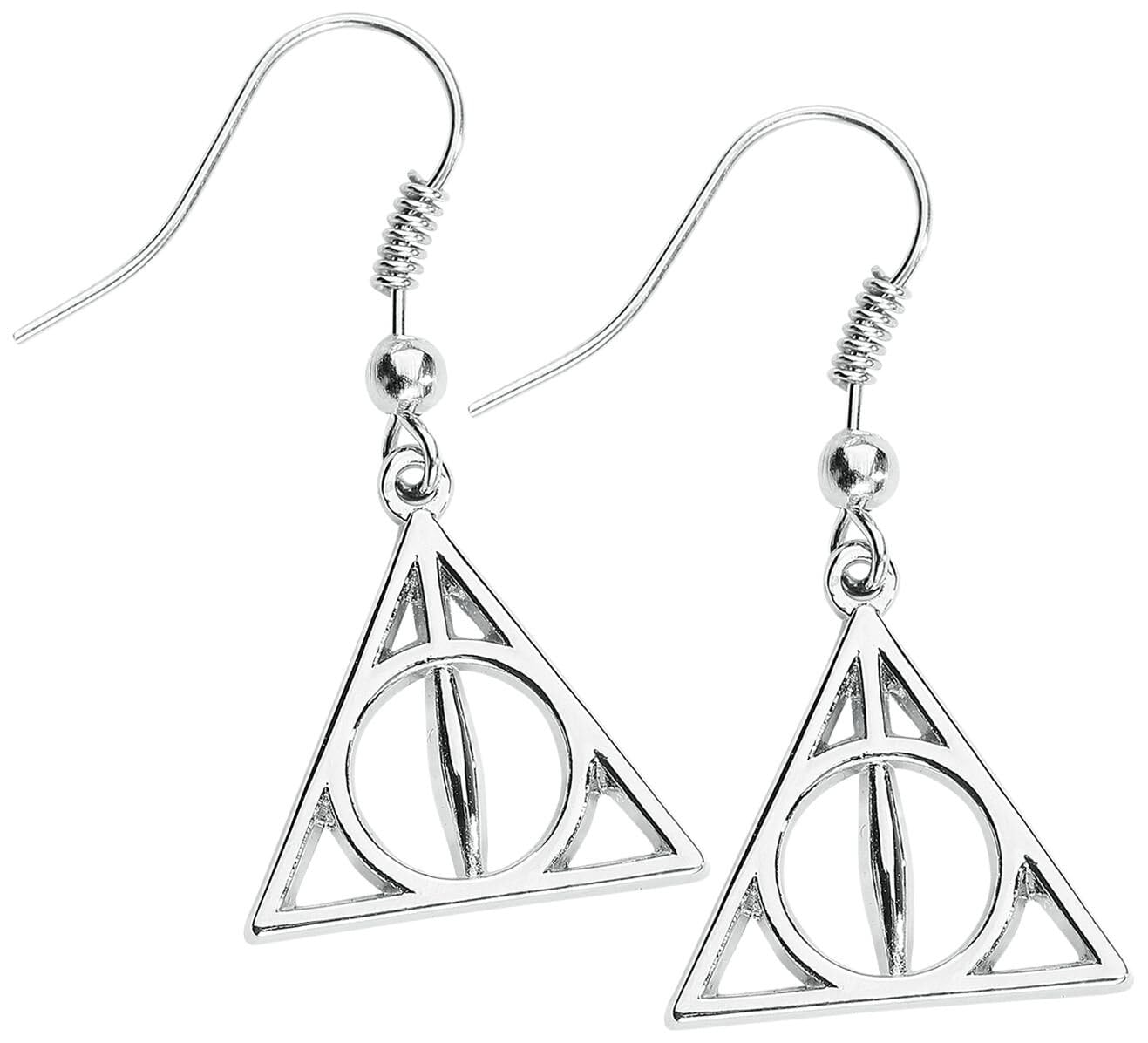 Harry Potter Deathly Hallows Drop Earrings