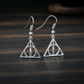 Harry Potter Deathly Hallows Drop Earrings General merchandize