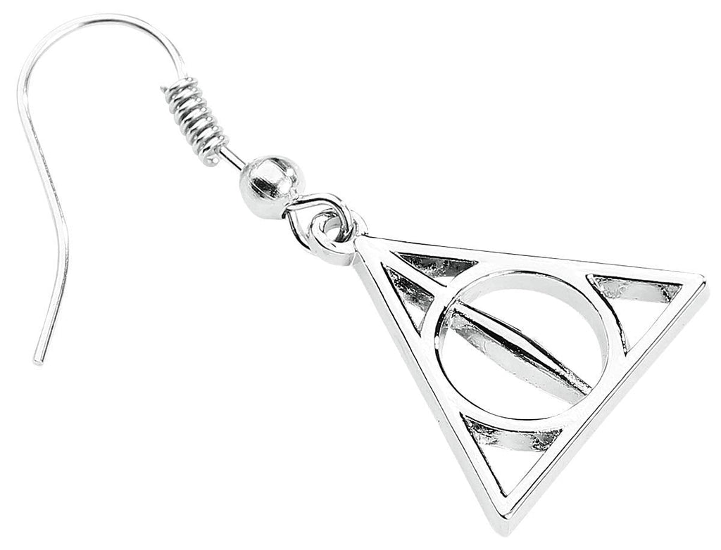 Harry Potter Deathly Hallows Drop Earrings