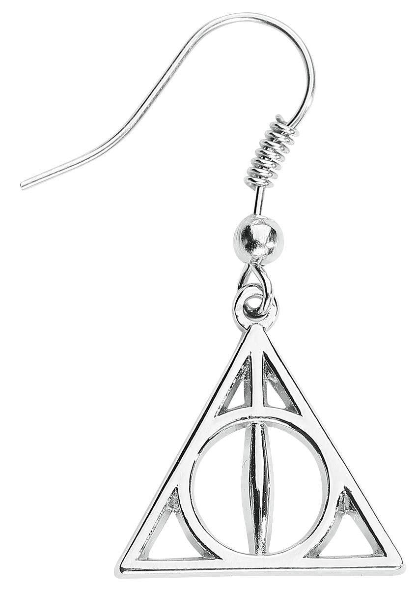 Harry Potter Deathly Hallows Drop Earrings