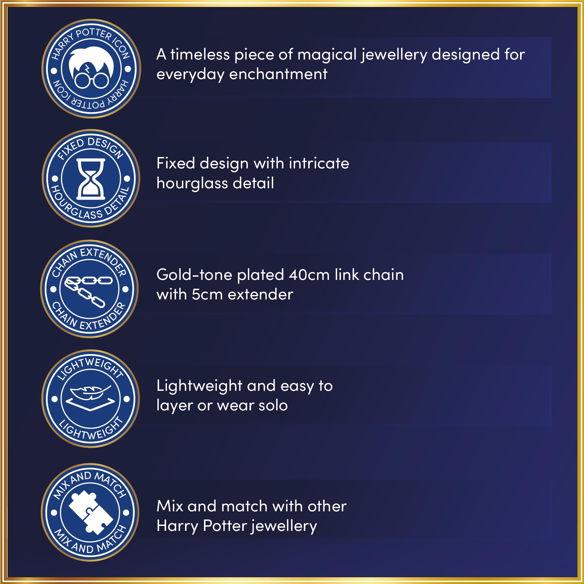 Harry Potter Fixed Time Turner Necklace