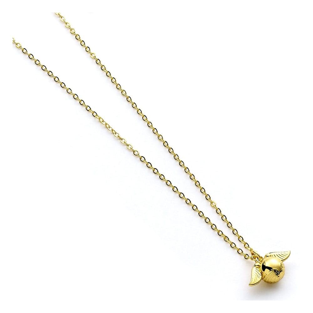 Harry Potter Golden Snitch Gold Tone  Necklace