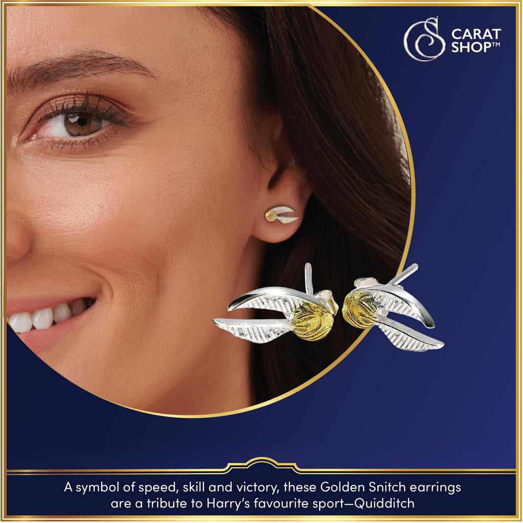 Harry Potter Golden Snitch Stud Earrings