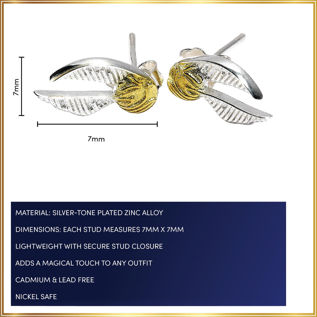 Harry Potter Golden Snitch Stud Earrings