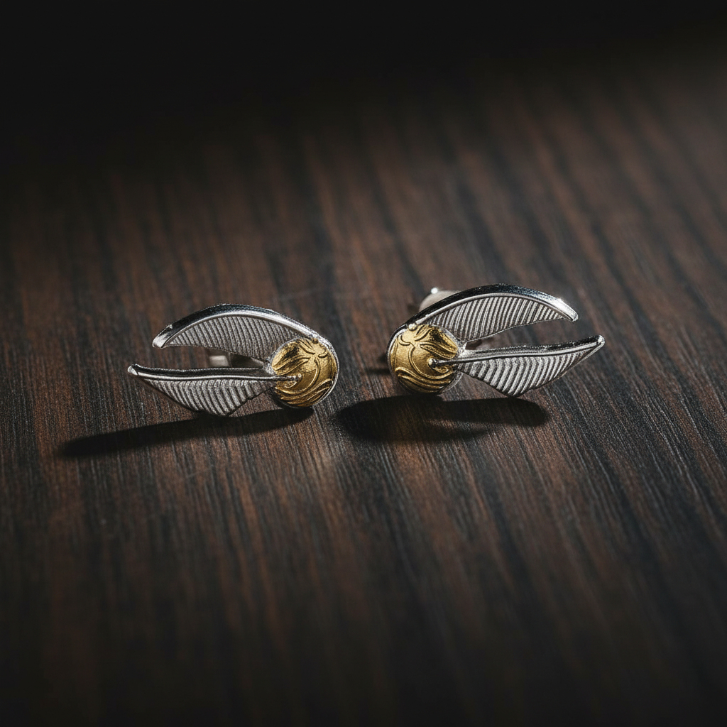 Harry Potter Golden Snitch Stud Earrings General merchandize