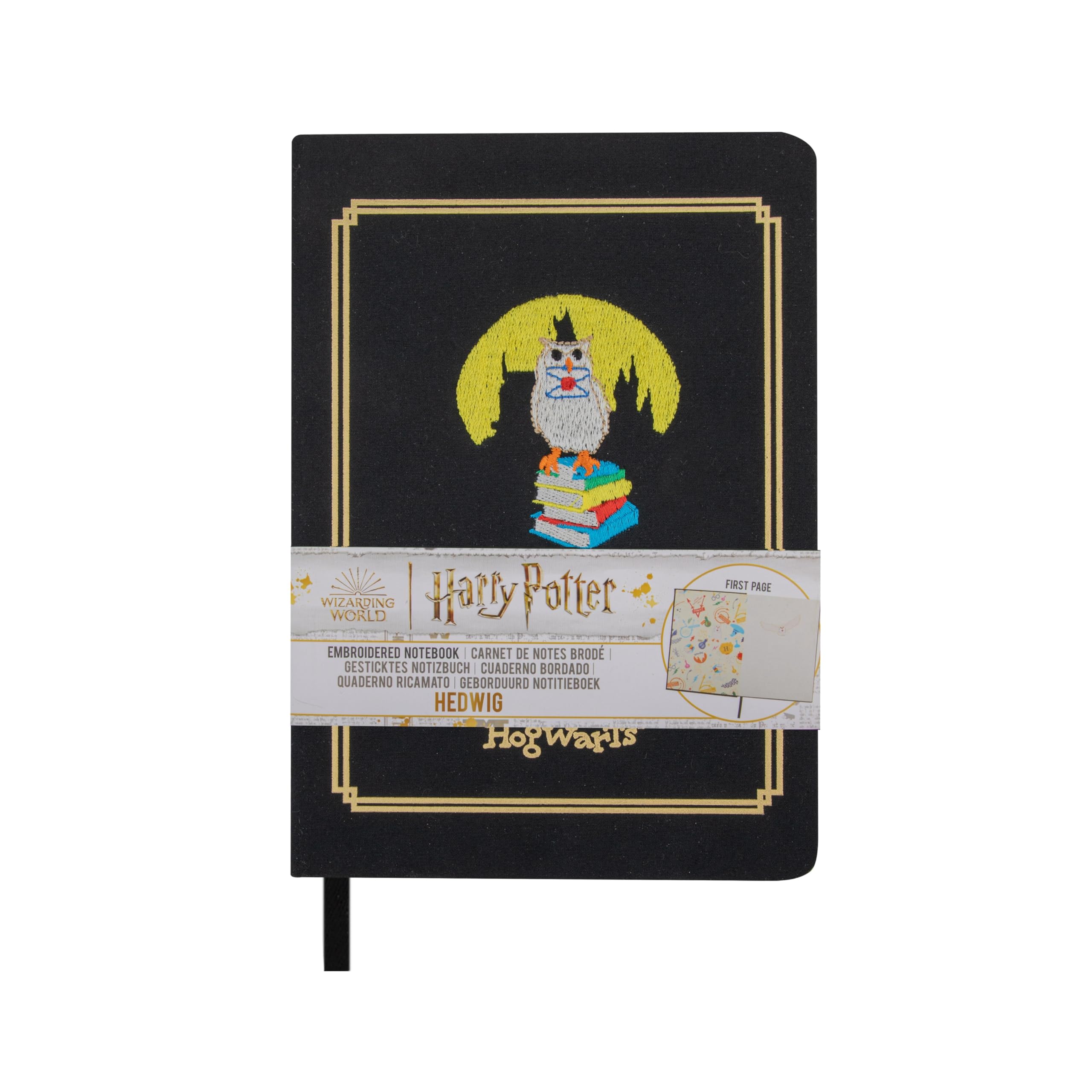 Harry Potter Hedwig Embroidered Notebook