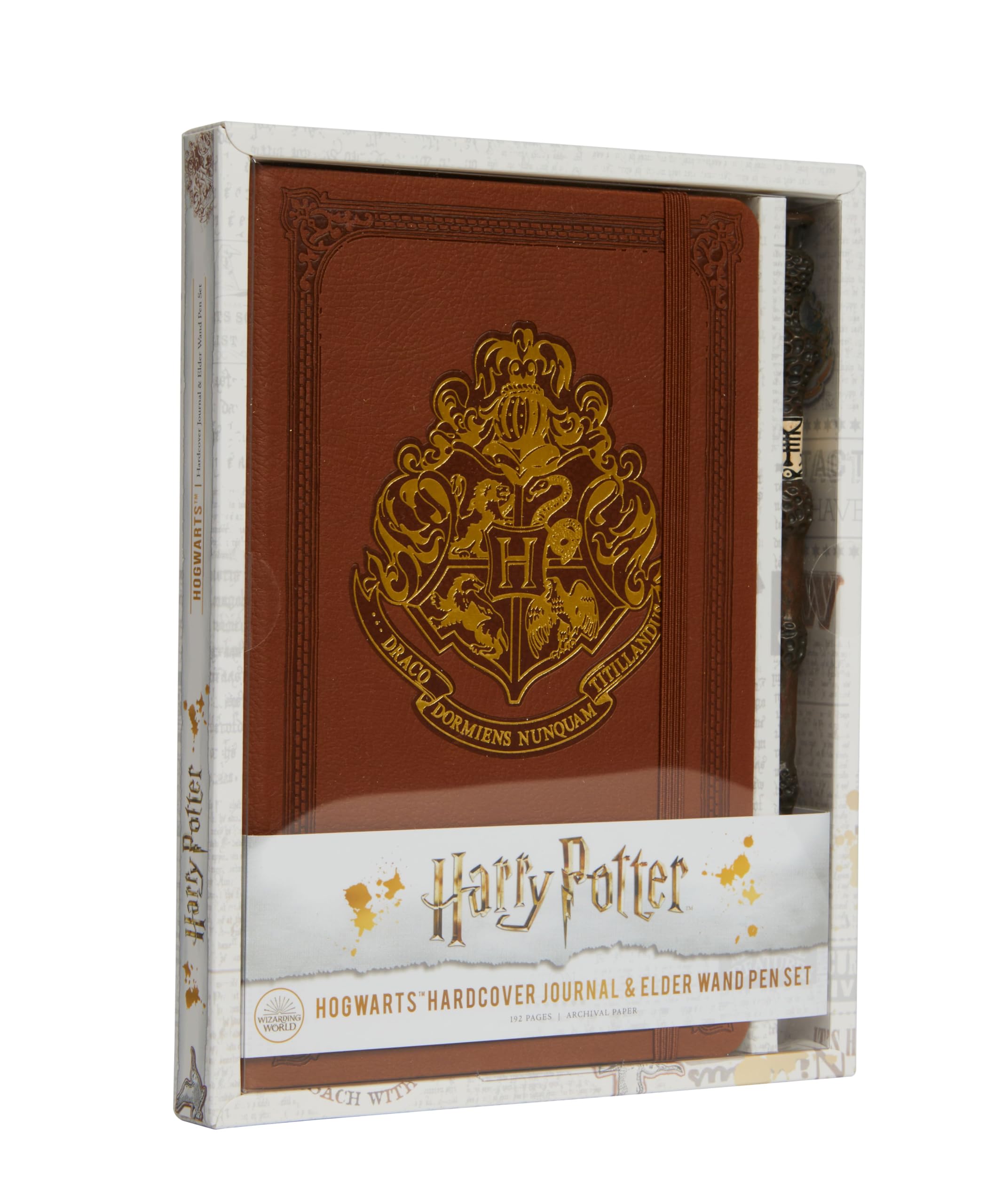 Harry Potter: Hogwarts Hardcover Ruled Journal : With Pen