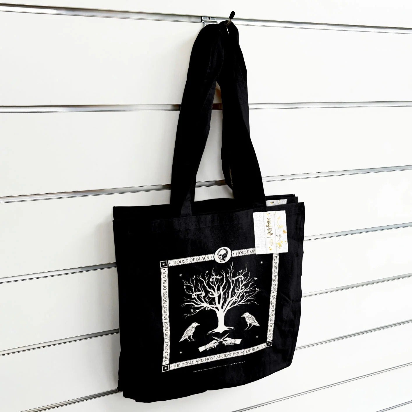 Harry Potter (House Of Black) Black Tote Bag Bags Totes