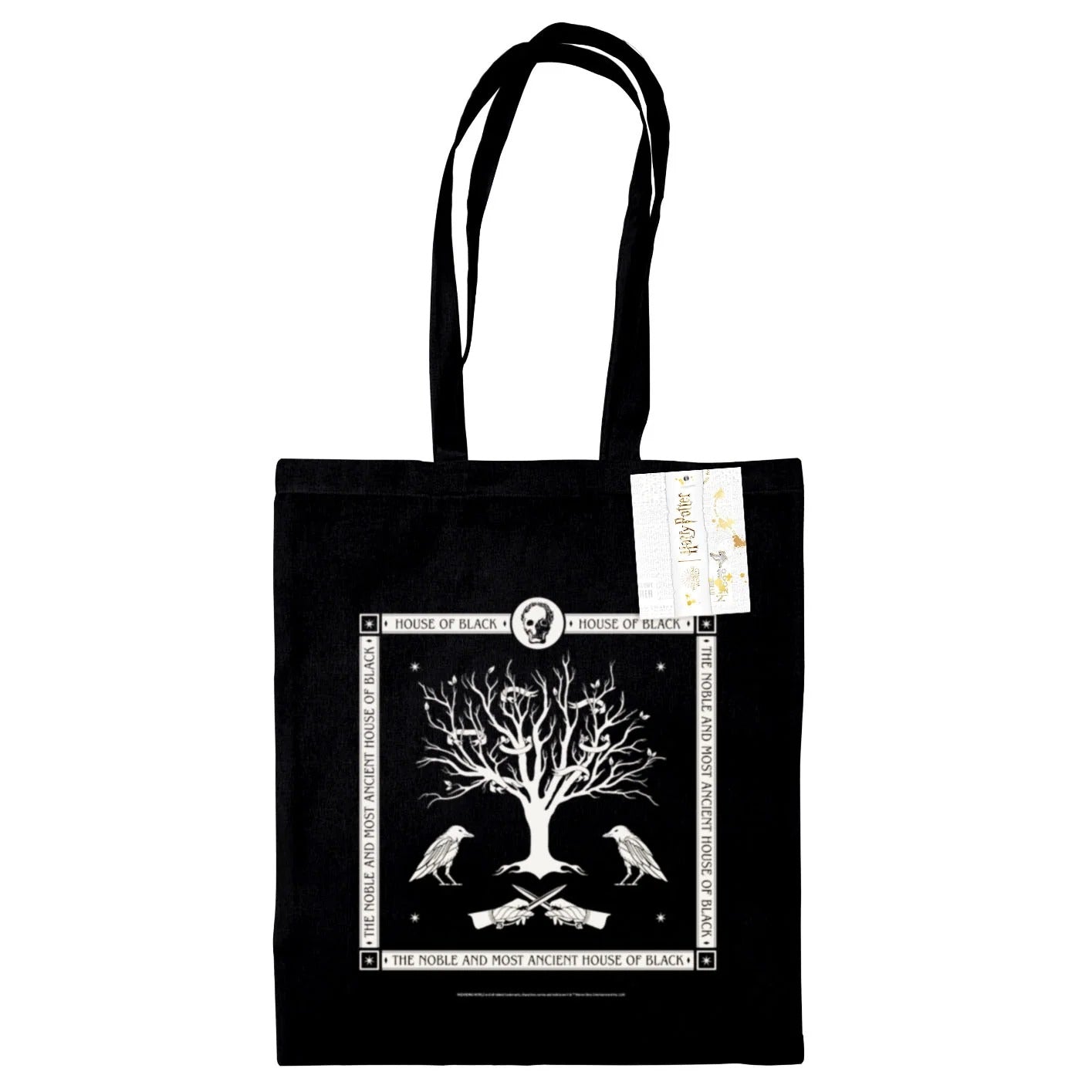 Harry Potter (House Of Black) Black Tote Bag Bags Totes